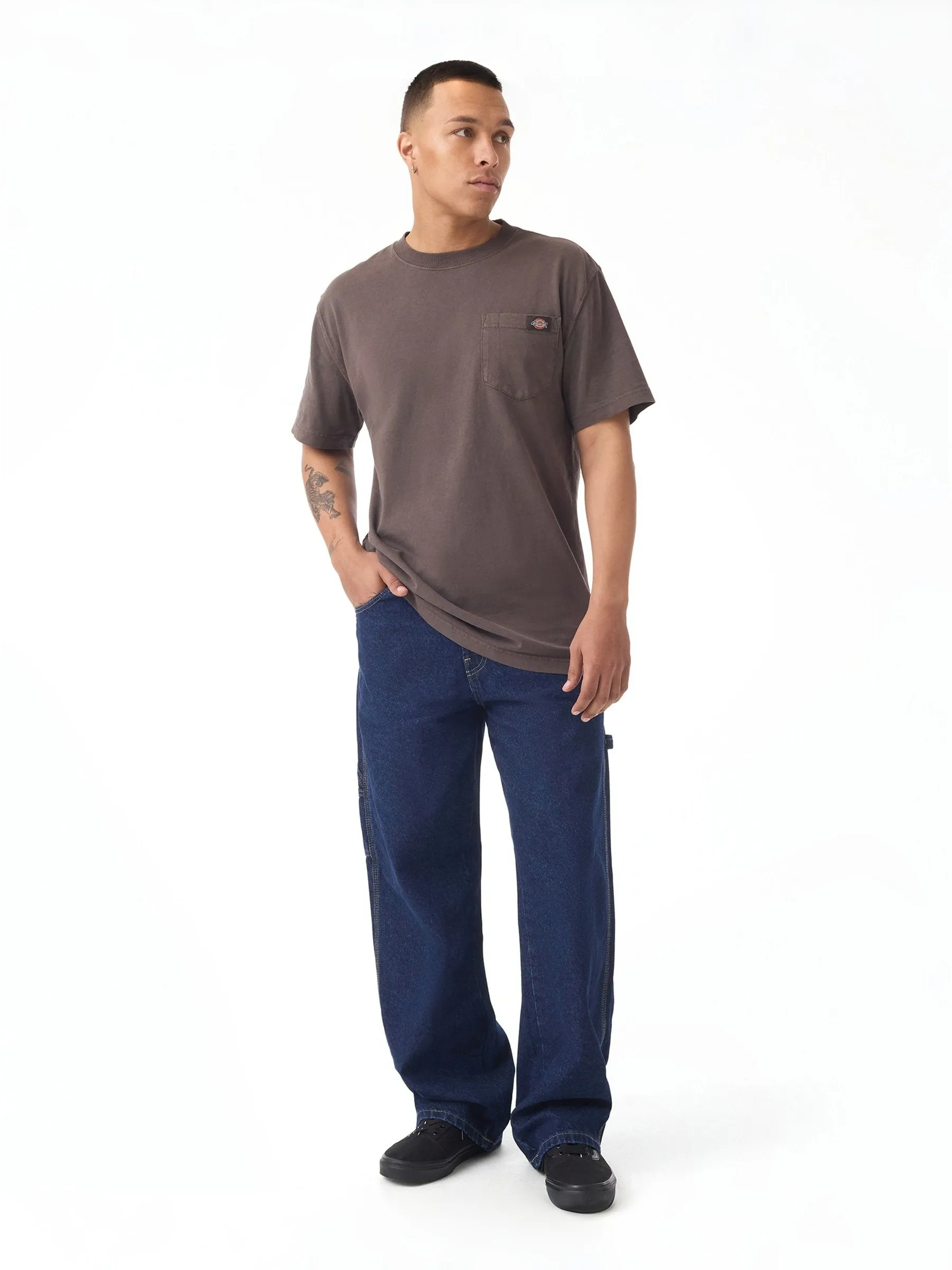 Loose Straight Carpenter Jeans sold by Plenty