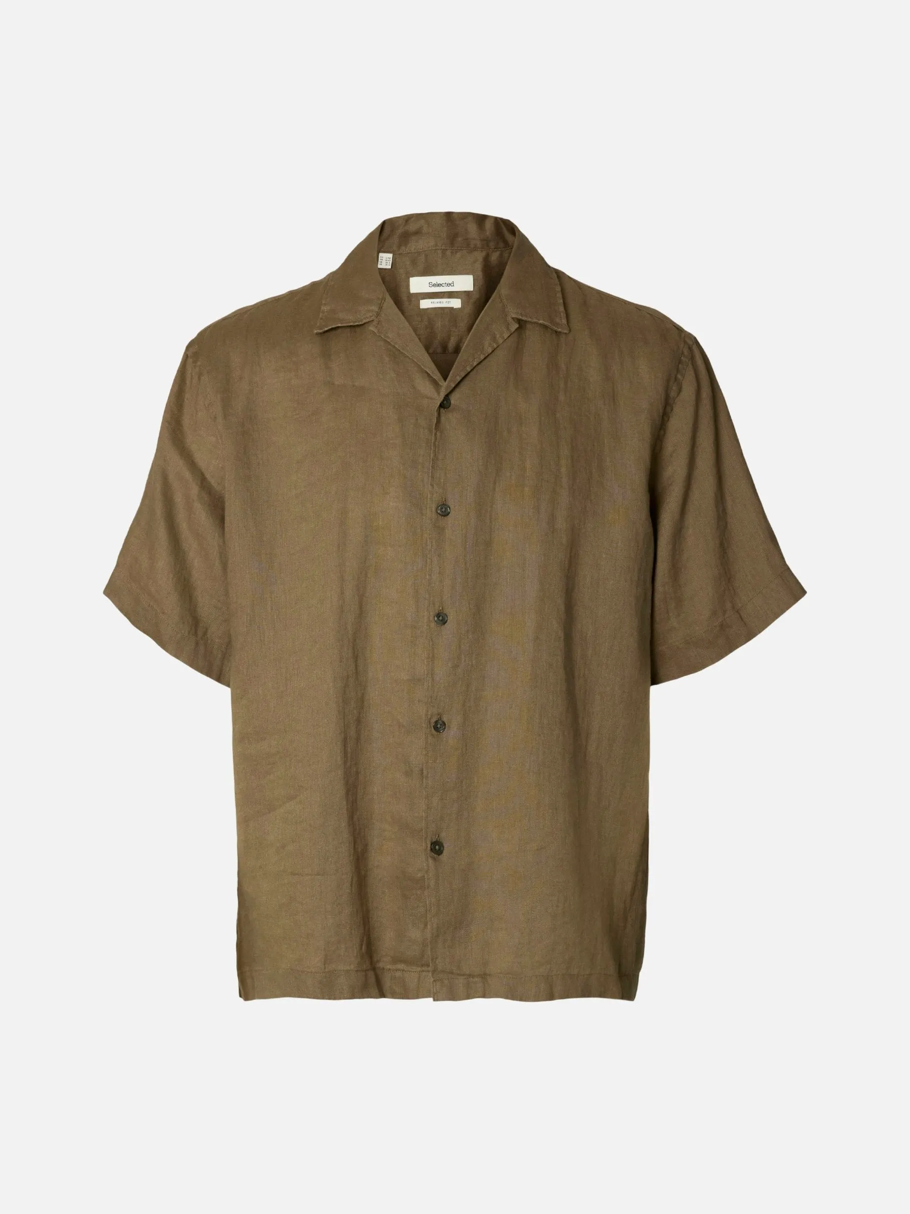 Kylian Relaxed Linen Shortsleeve Shirt sold by Plenty