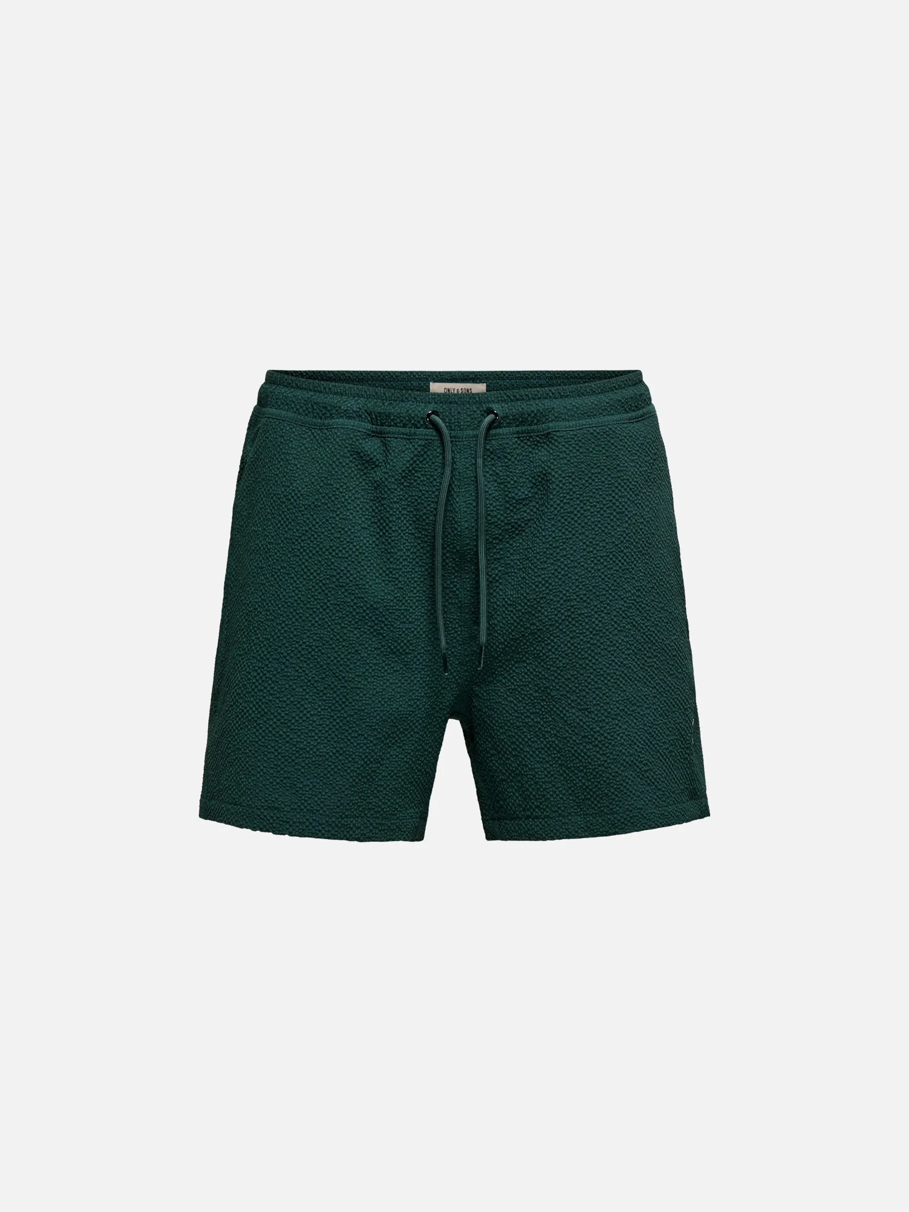Ted Seersucker Swim Shorts sold by Plenty