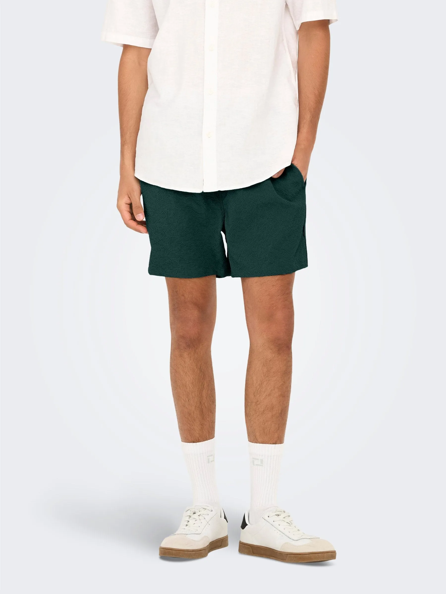 Ted Seersucker Swim Shorts sold by Plenty product image thumbnail 3