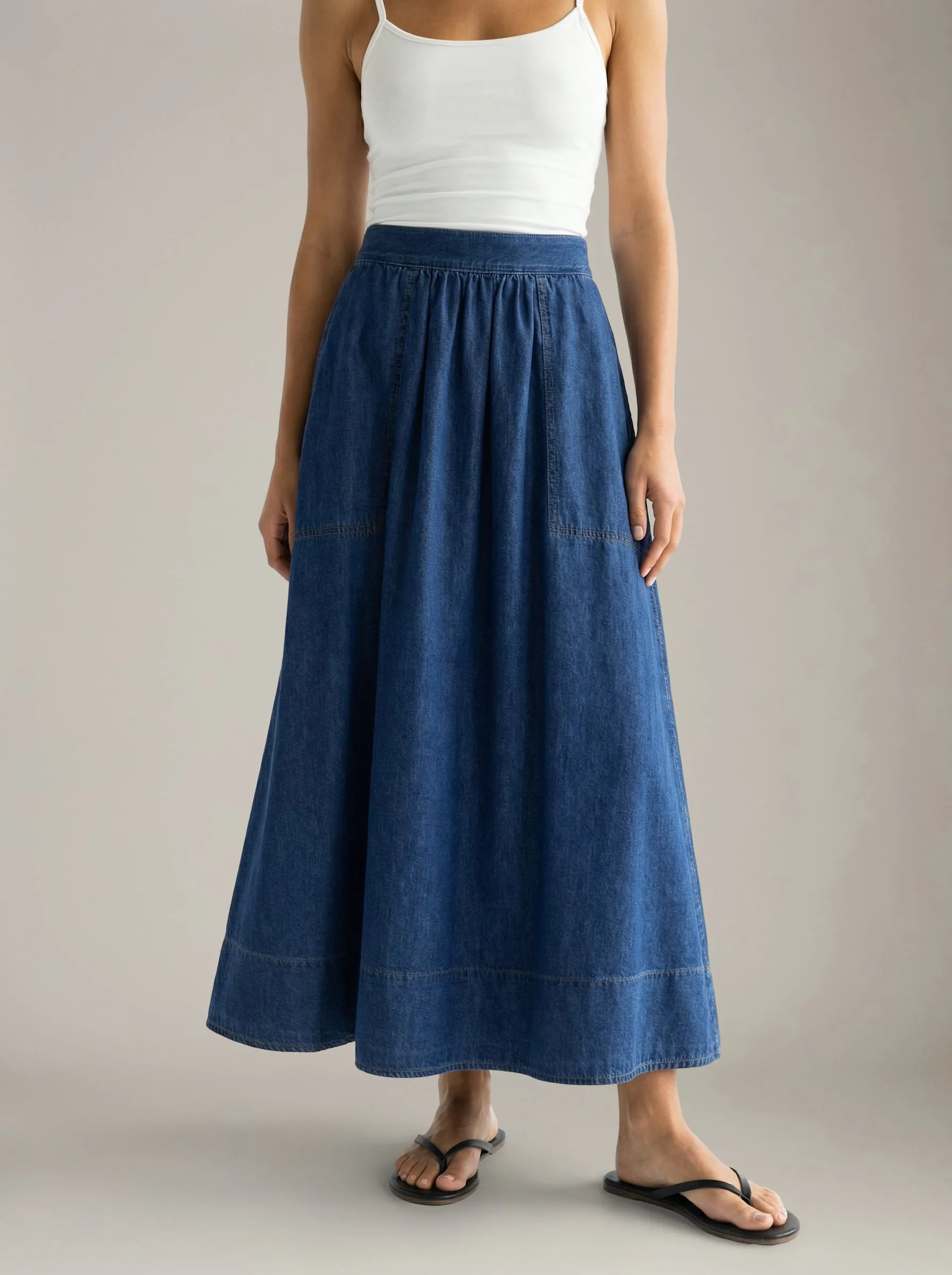 Denim Maxi Skirt sold by Plenty product image thumbnail 2