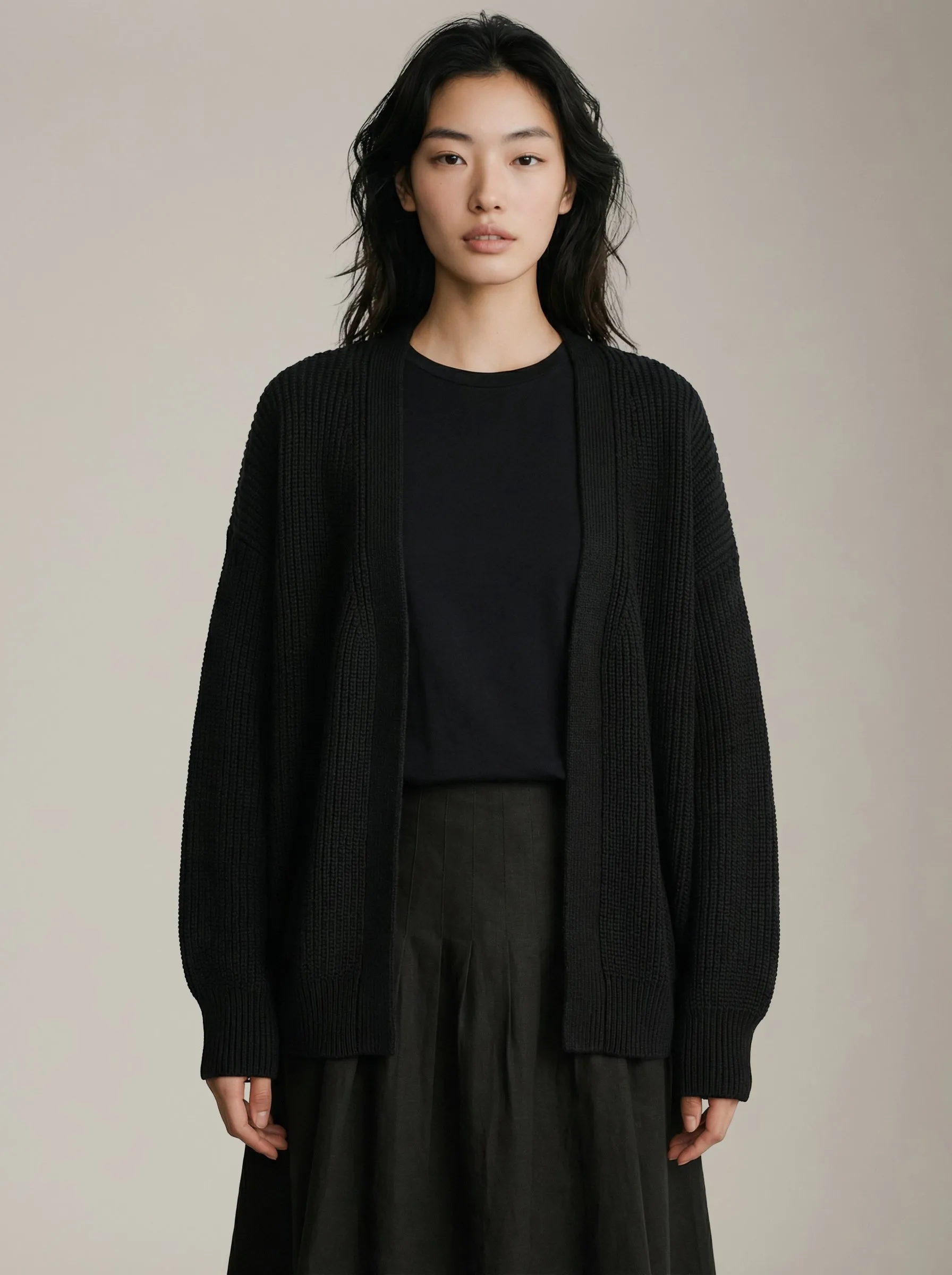 Balloon Sleeve Open Cardigan sold by Plenty product image thumbnail 2