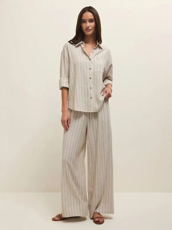 Alfie Striped Button Up Shirt made by Z Supply