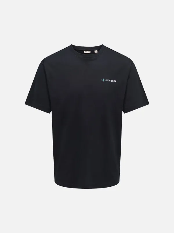 Blueprint Graphic Shortsleeve T-Shirt made by ONLY & SONS