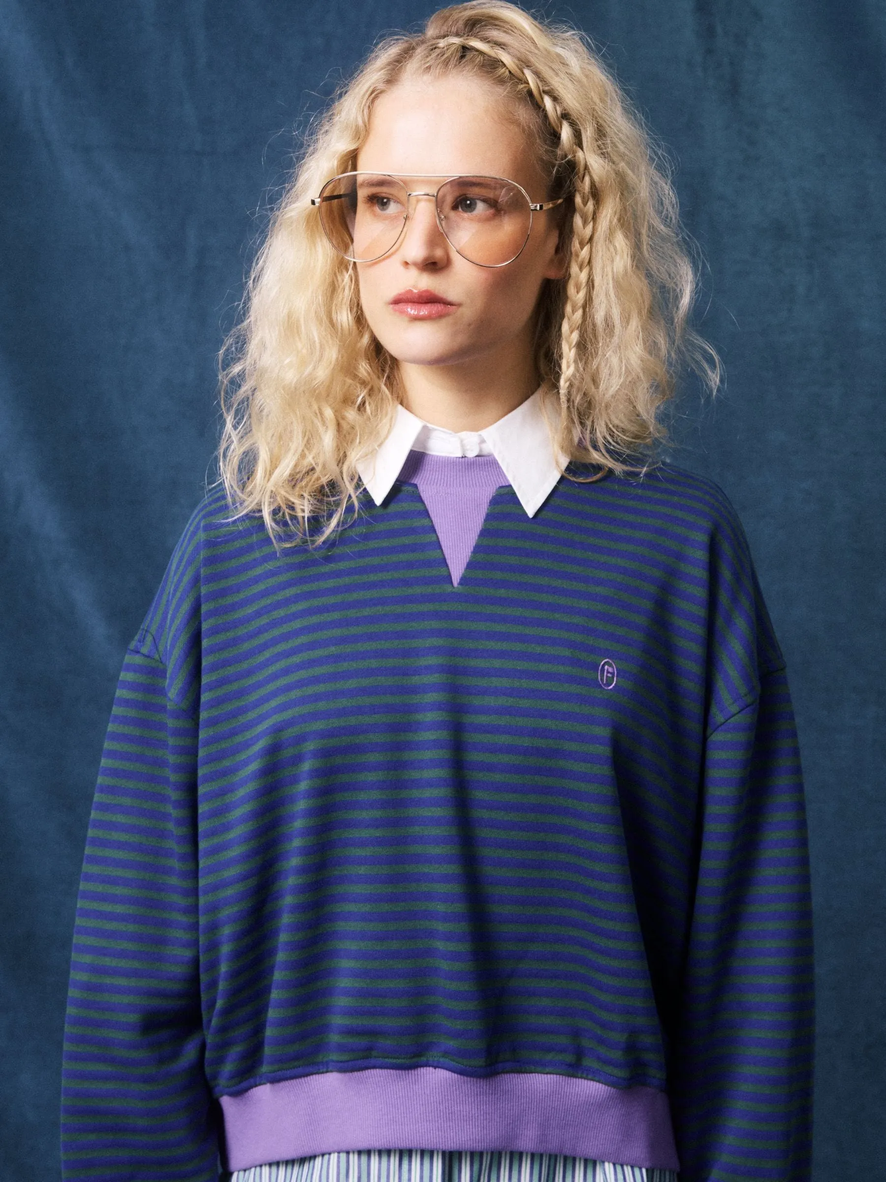 Match Stripe Sweatshirt sold by Plenty product image thumbnail 3
