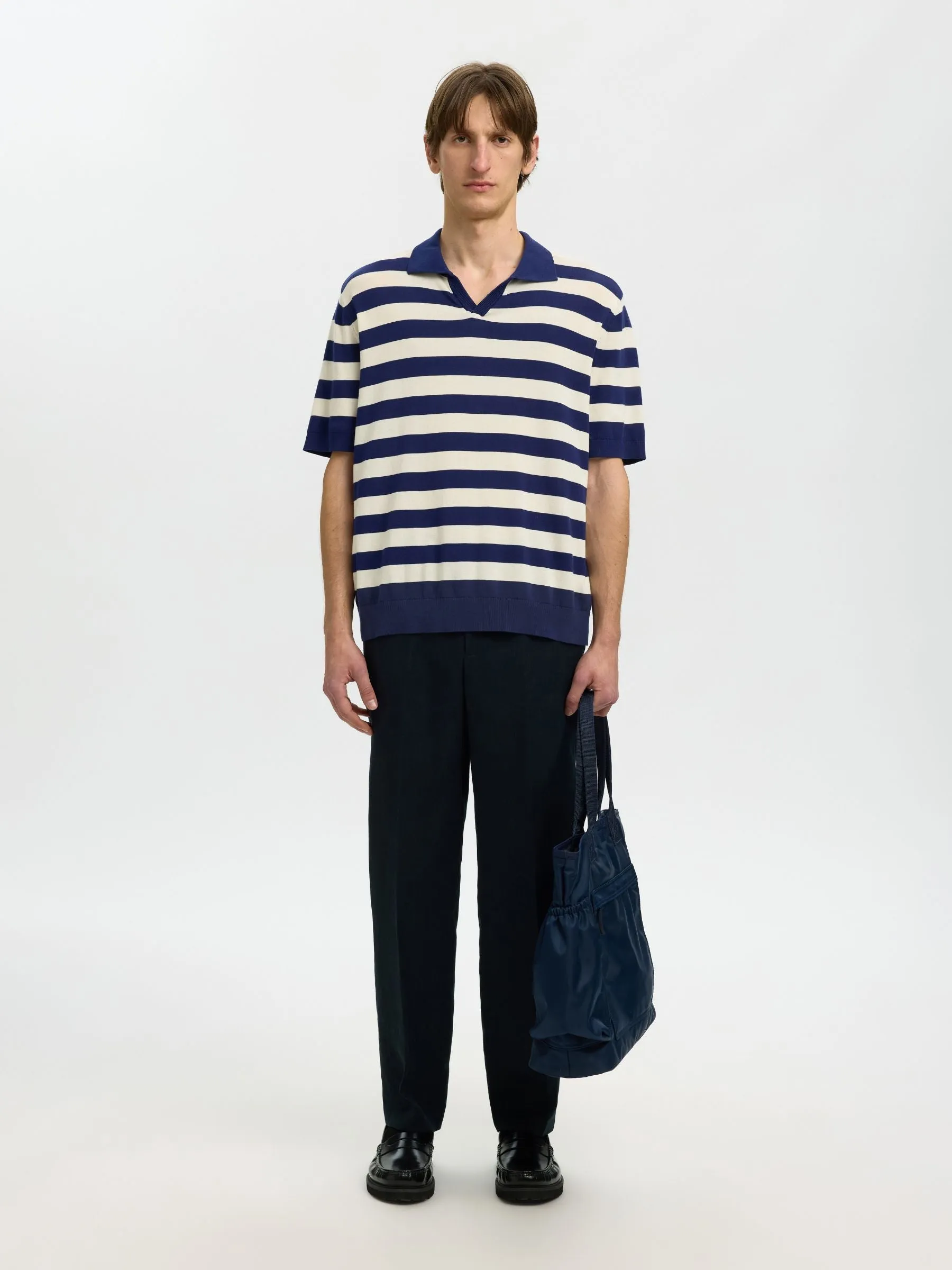 Torino Stripe Shortsleeve Polo Shirt sold by Plenty product image thumbnail 2