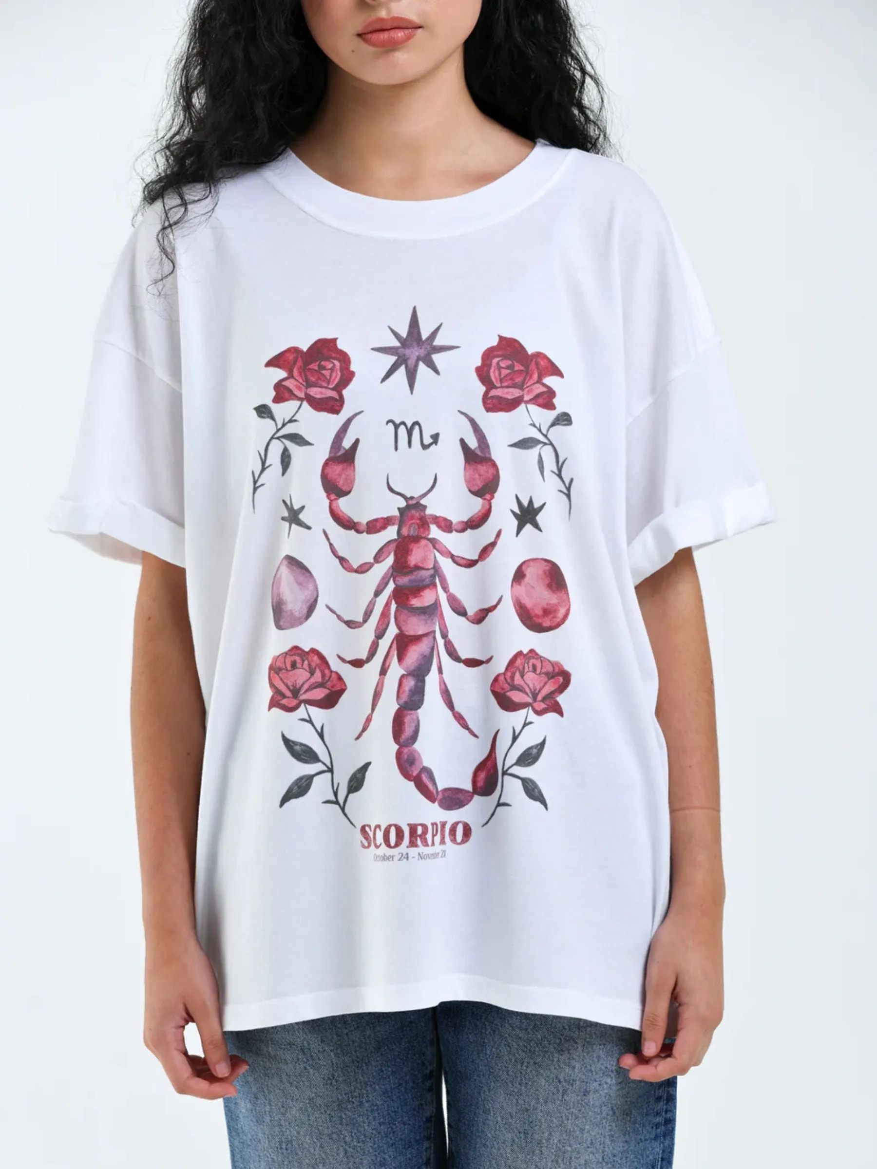 Scorpio Zodiac Boyfriend T-Shirt sold by Plenty product image thumbnail 2