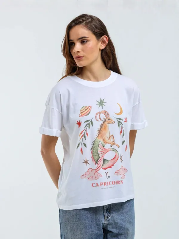 Capricorn Zodiac Boyfriend T-Shirt made by Girl Dangerous