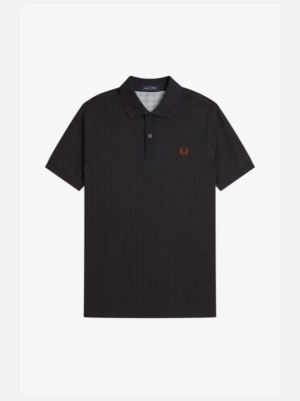 Floral Print Polo Shirt made by Fred Perry