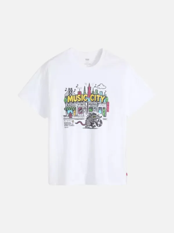 Music City Vinyls Graphic T-Shirt made by Levi's
