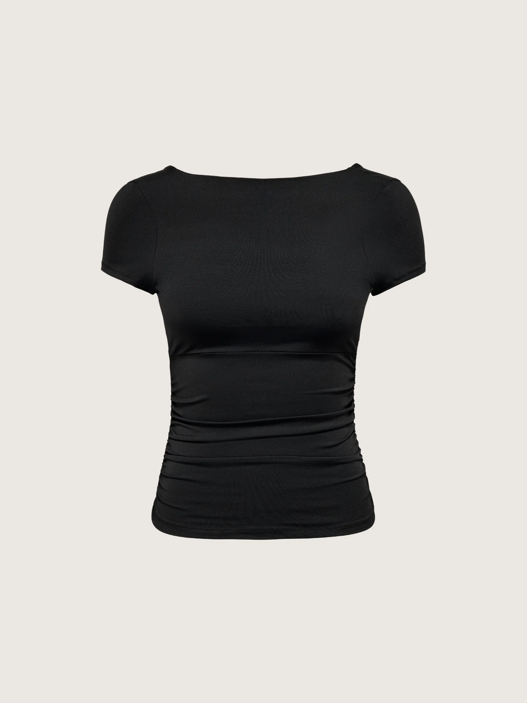 Evelyn Shortsleeve Boatneck Top sold by Plenty product image thumbnail 3