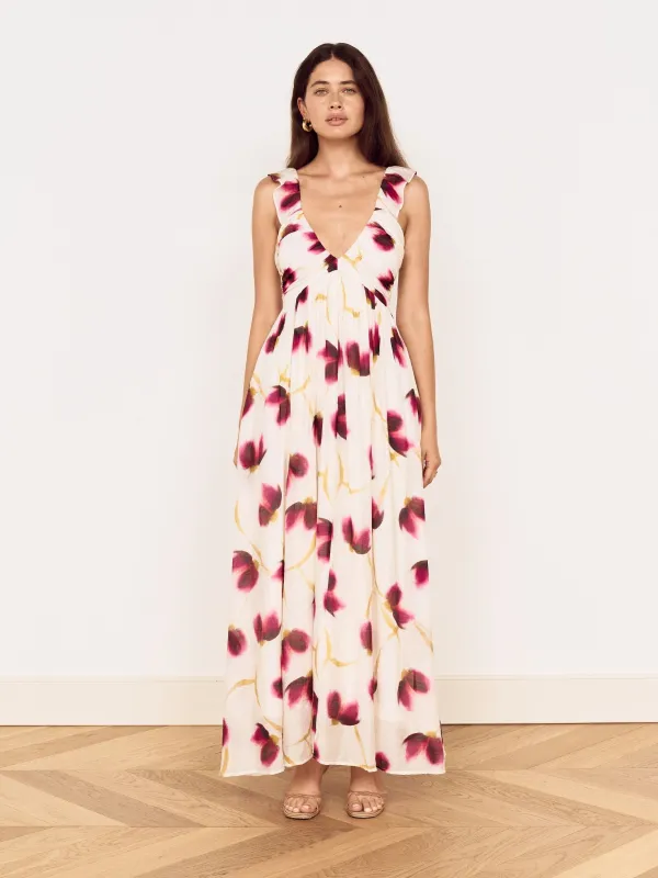 Emery Ruffled Maxi Dress made by Plenty
