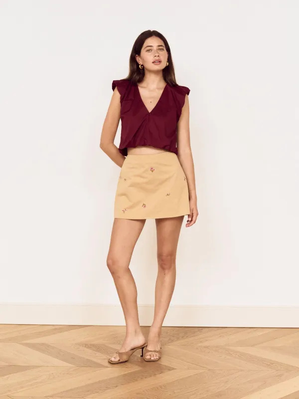 Lola V-Neck Top made by MINKPINK