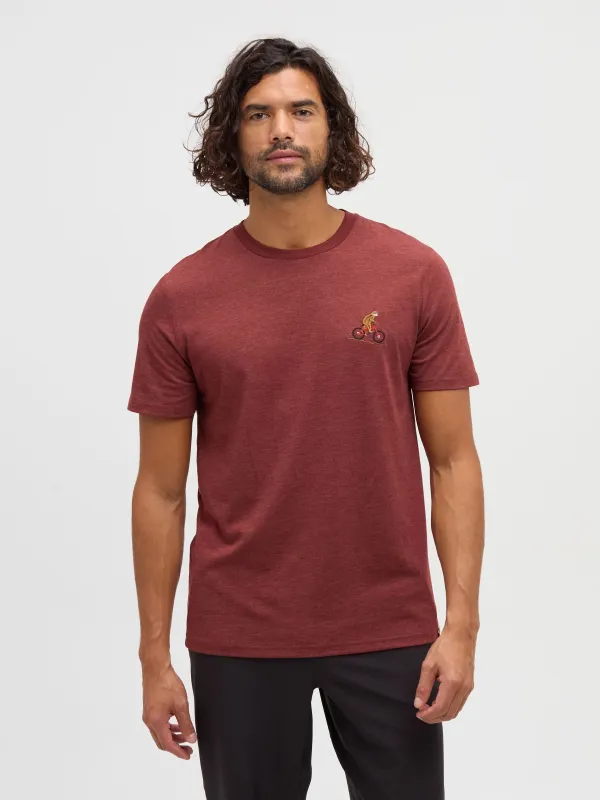 Sasquatch Bike T-Shirt made by tentree
