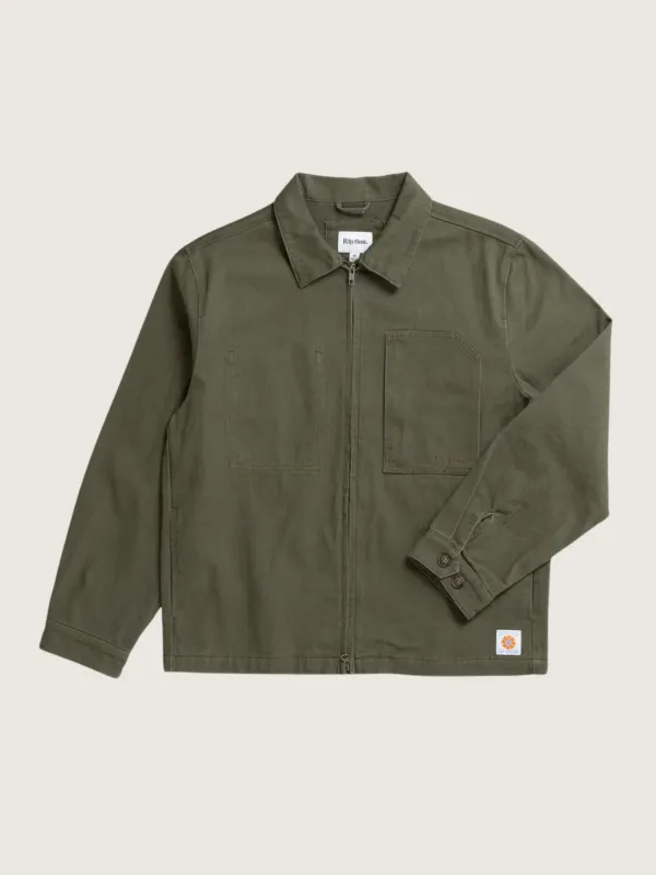 Foundry Zip Jacket made by Rhythm.