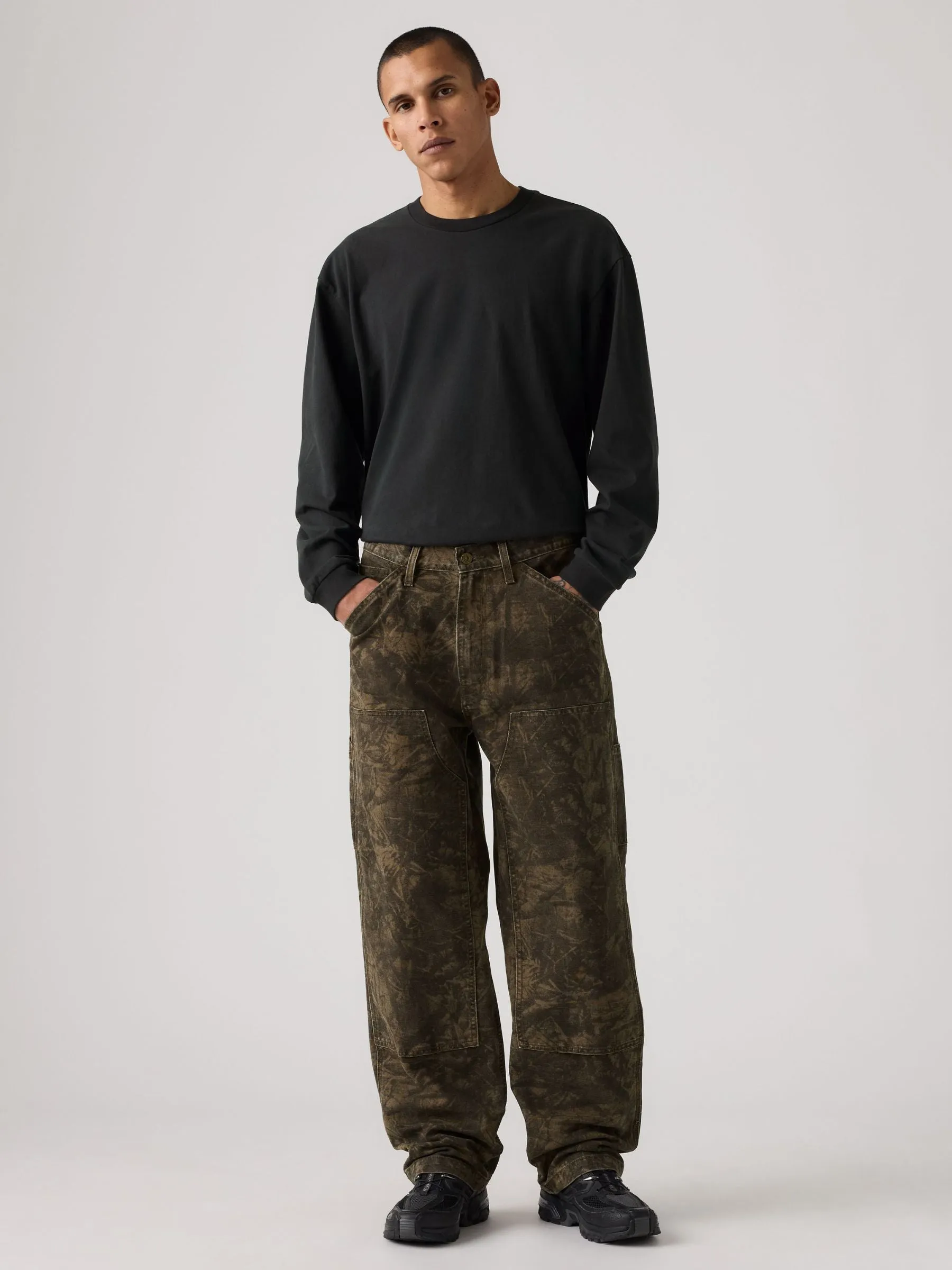 568 Loose Straight Double-Knee Carpenter Pants sold by Plenty product image thumbnail 2