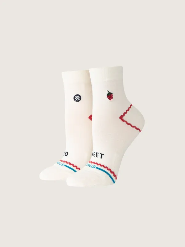 Women's So Sweet Lowrider Quarter Socks made by Stance