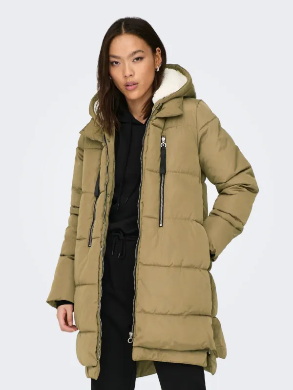 Nora Puffer Long Coat made by Only