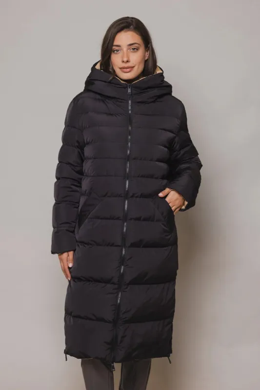 Keila Reversible Long Puffer sold by Plenty