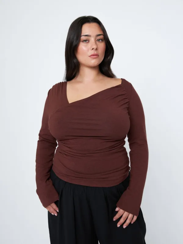 Corina Draped Top made by Plenty