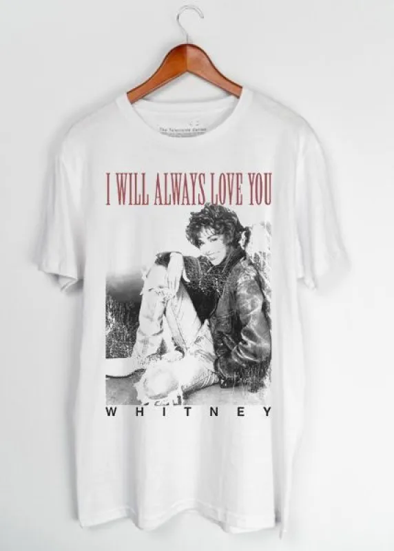 Whitney Always Love You Tee sold by Plenty