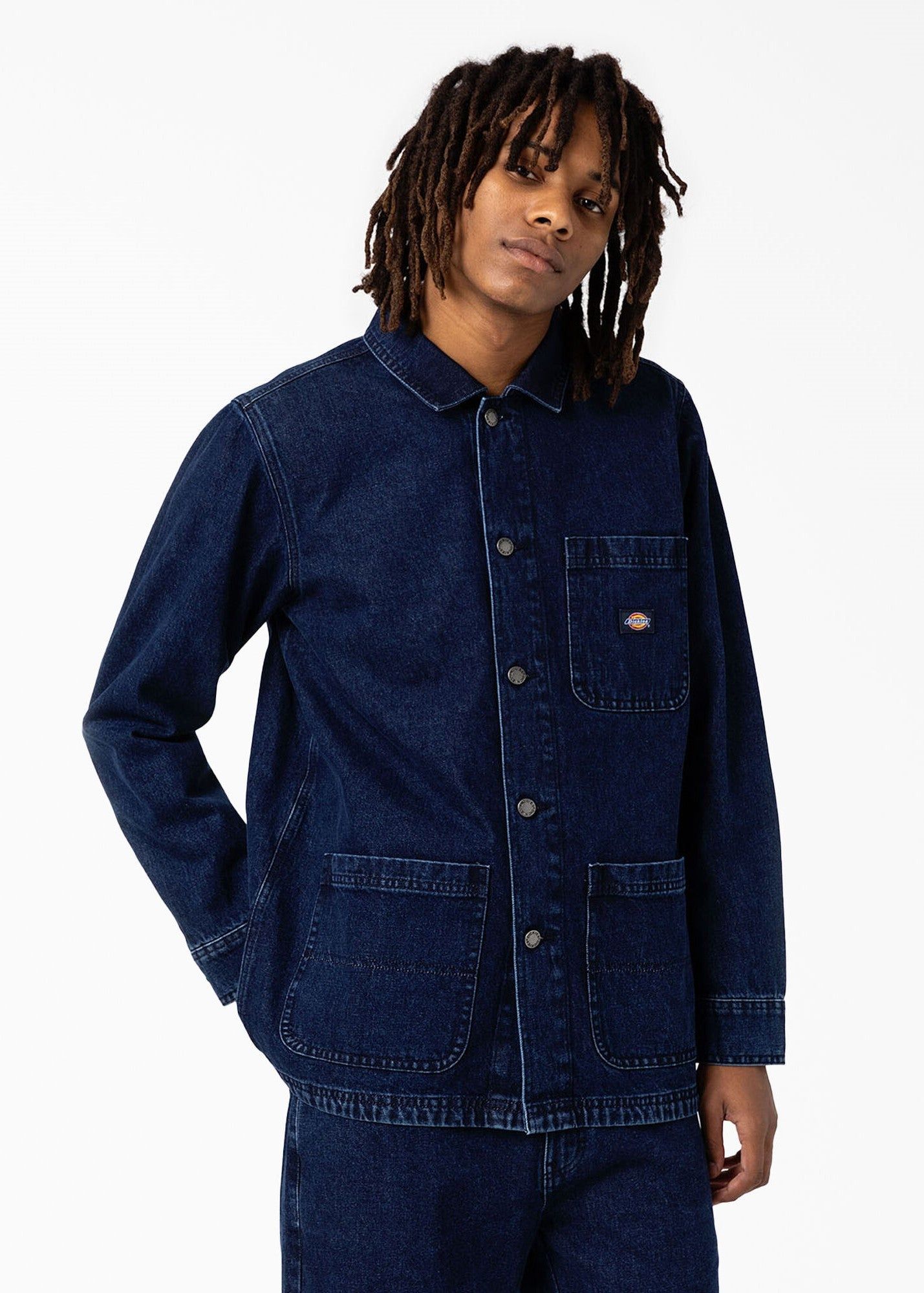 Denim Chore Coat sold by Plenty