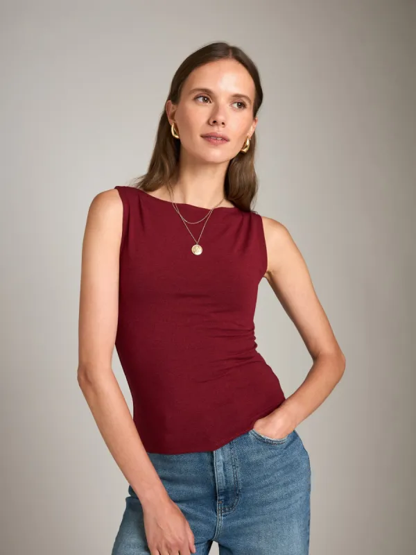 Carla Boatneck Shell Top made by Plenty