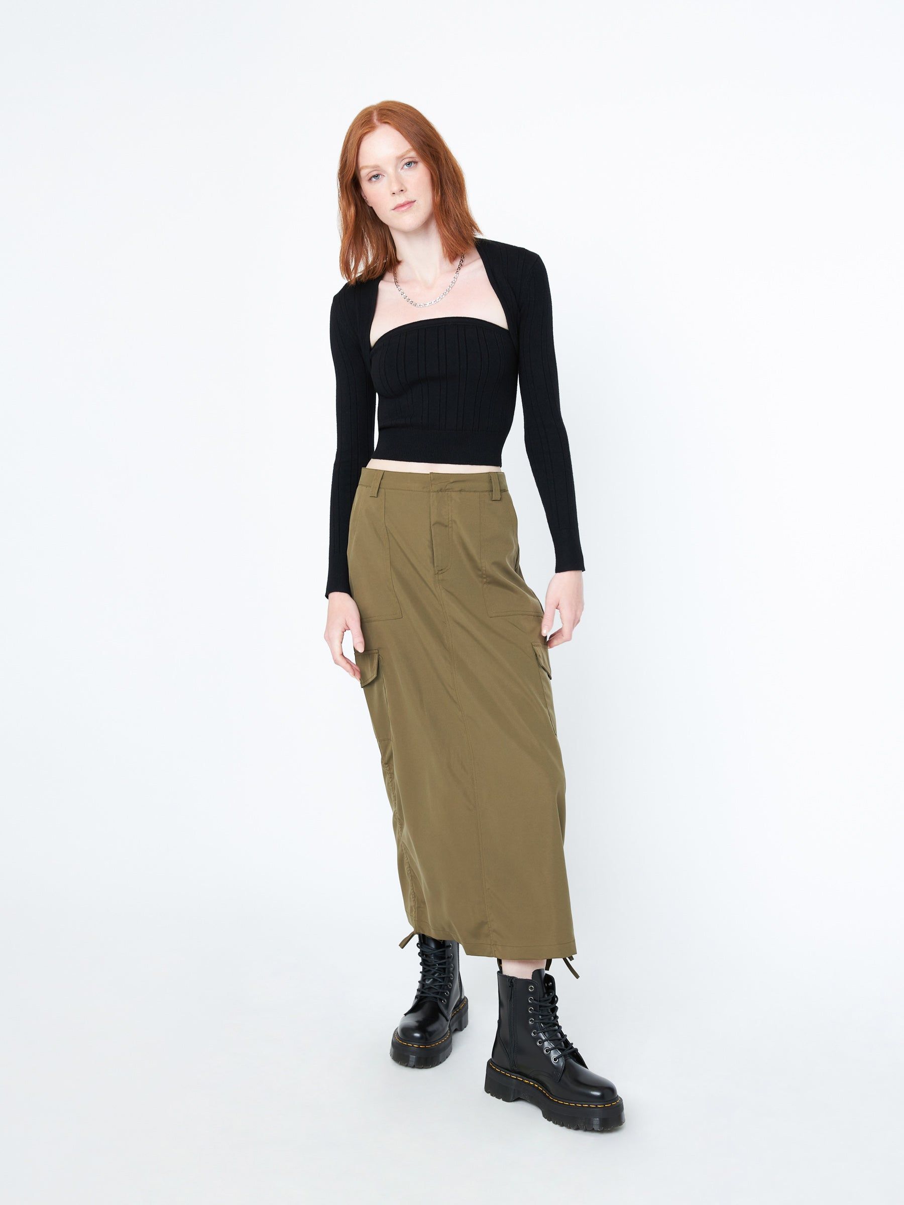 Cargo Maxi Skirt sold by Plenty product image thumbnail 2