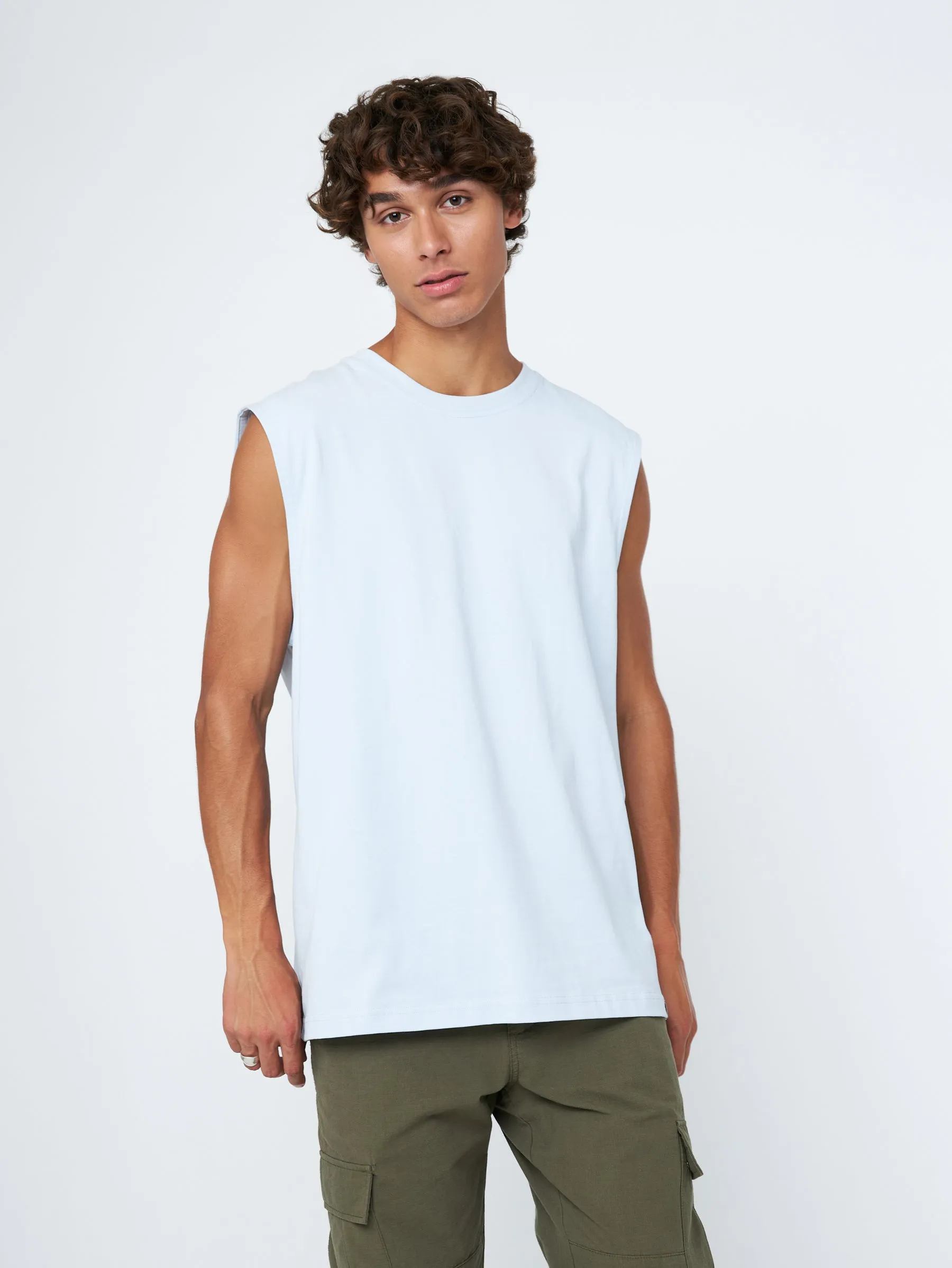 Crewneck Sleeveless Tee sold by Plenty