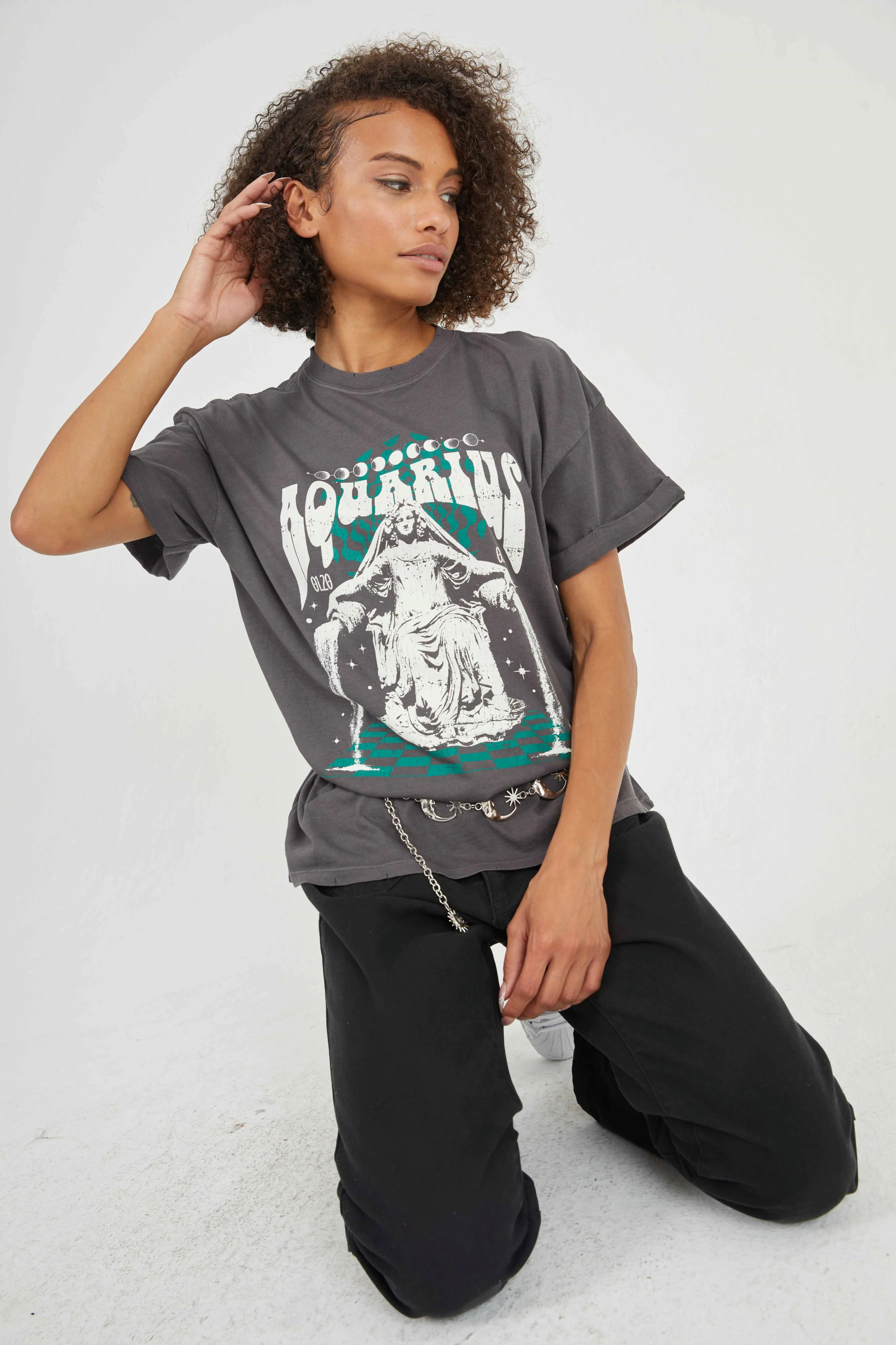 Aquarius Band BF Tee sold by Plenty