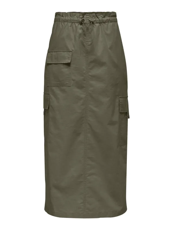 Laia Ripstop Cargo Skirt sold by Plenty