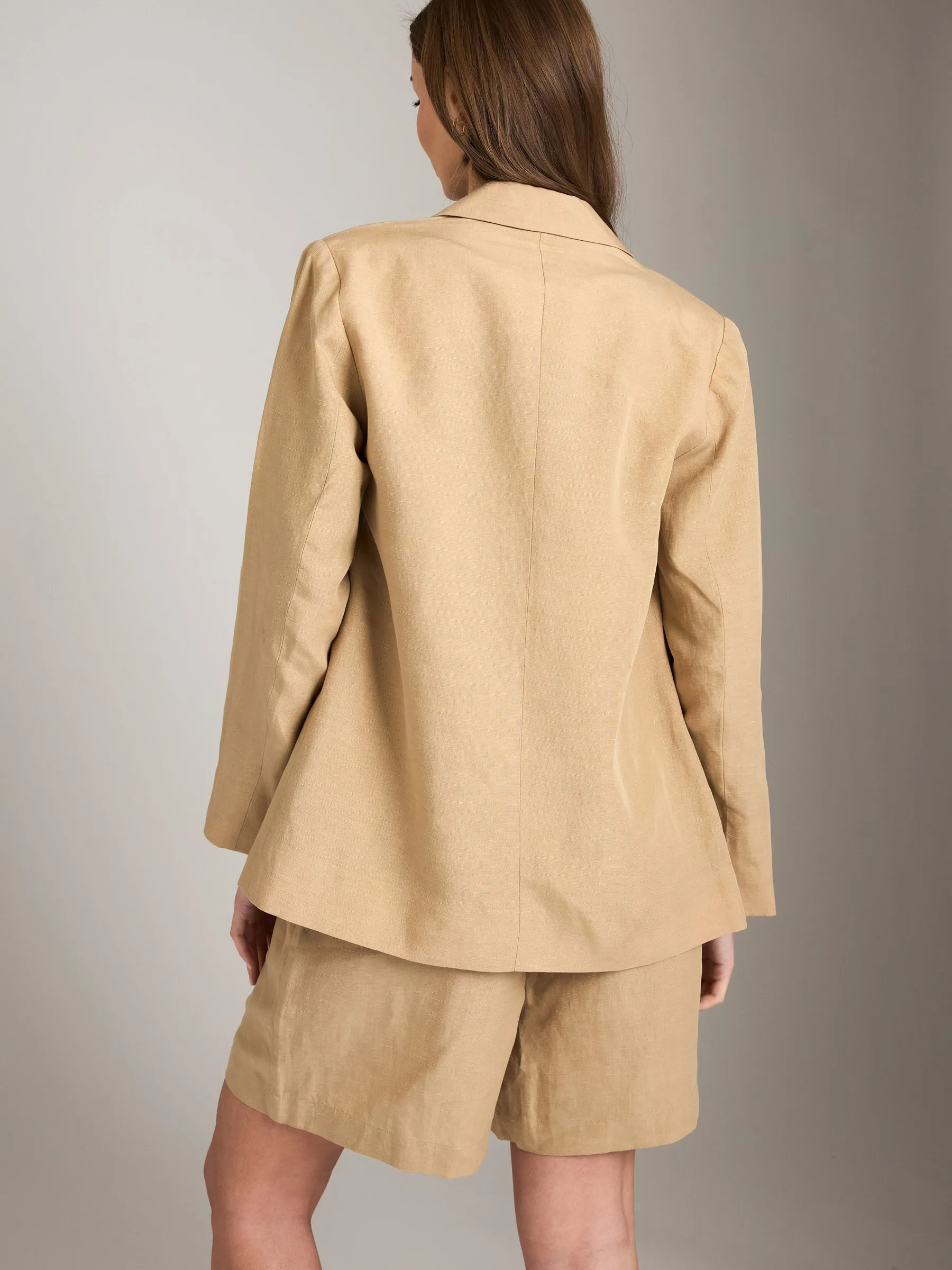Linen Ardea Oversized Blazer sold by Plenty product image thumbnail 2