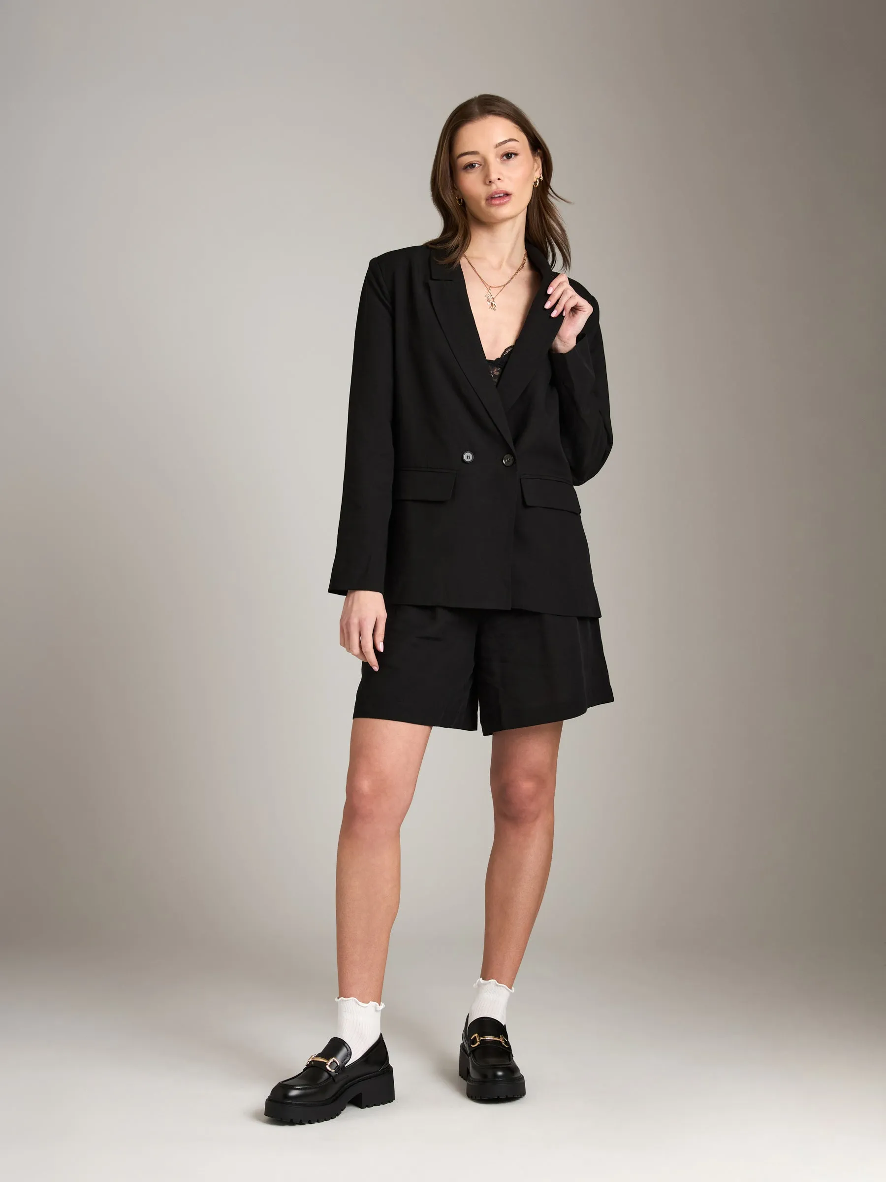 Linen Ardea Oversized Blazer sold by Plenty product image thumbnail 3