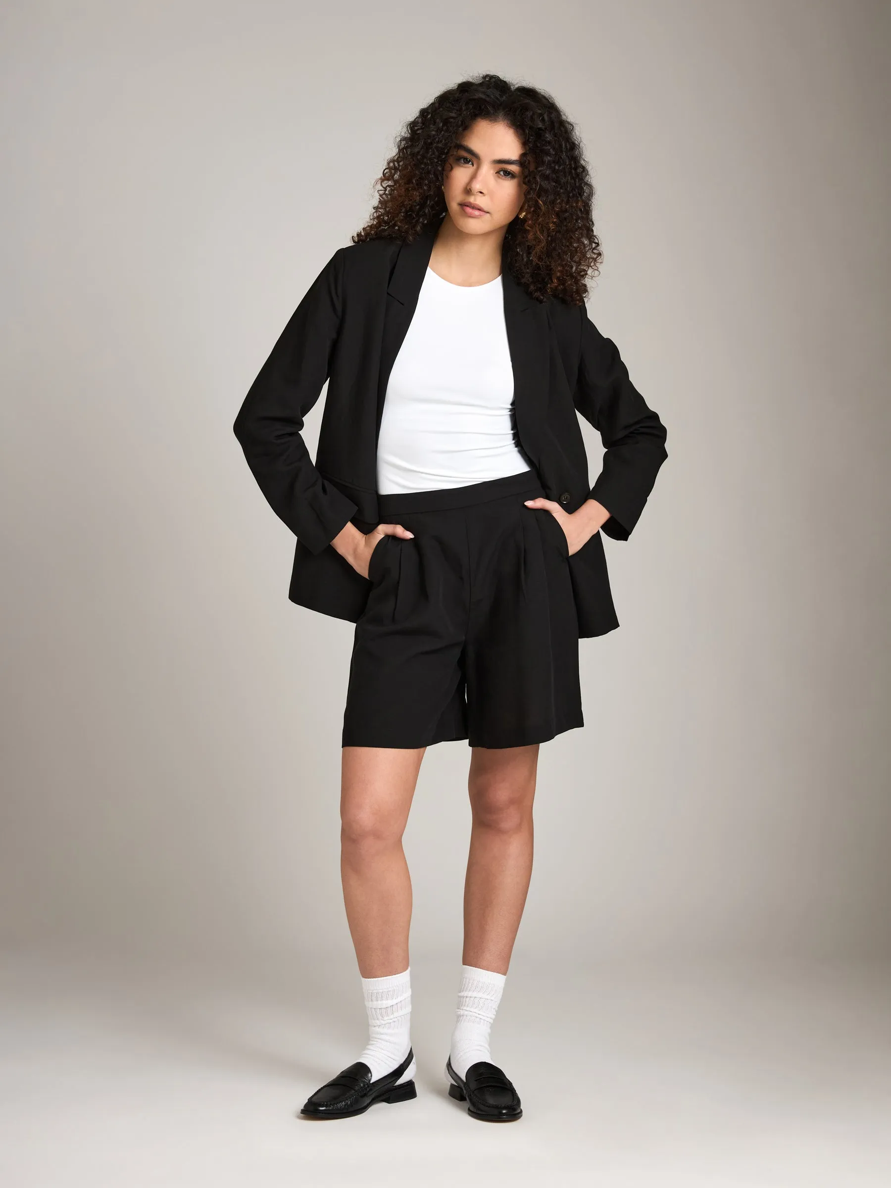 Linen Ardea Oversized Blazer sold by Plenty product image thumbnail 4
