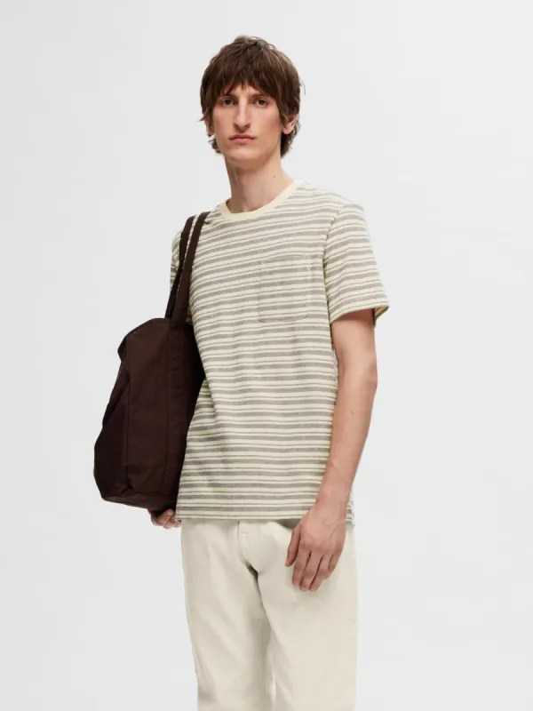Sune Stripe Pocket Tee sold by Plenty