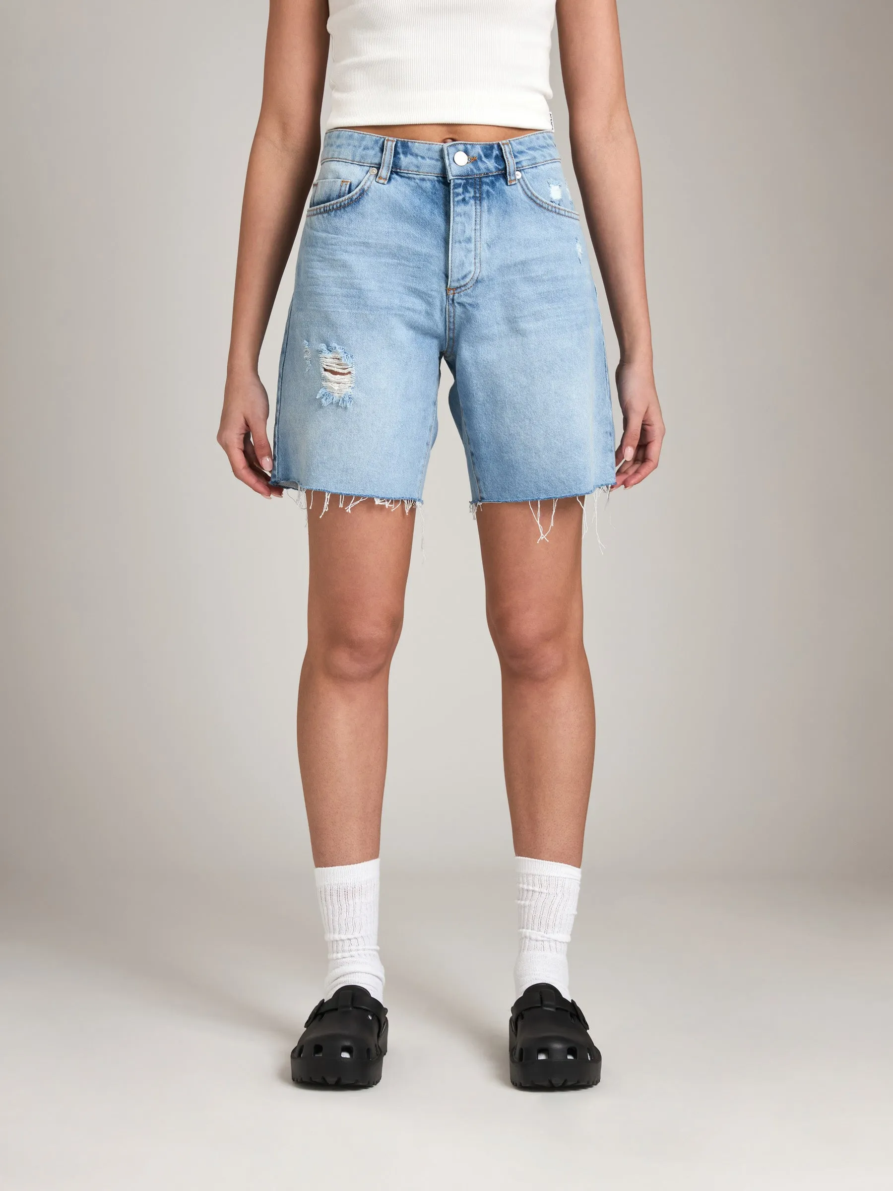 Premium Oslo 90's Short - Light Blue sold by Plenty product image thumbnail 3