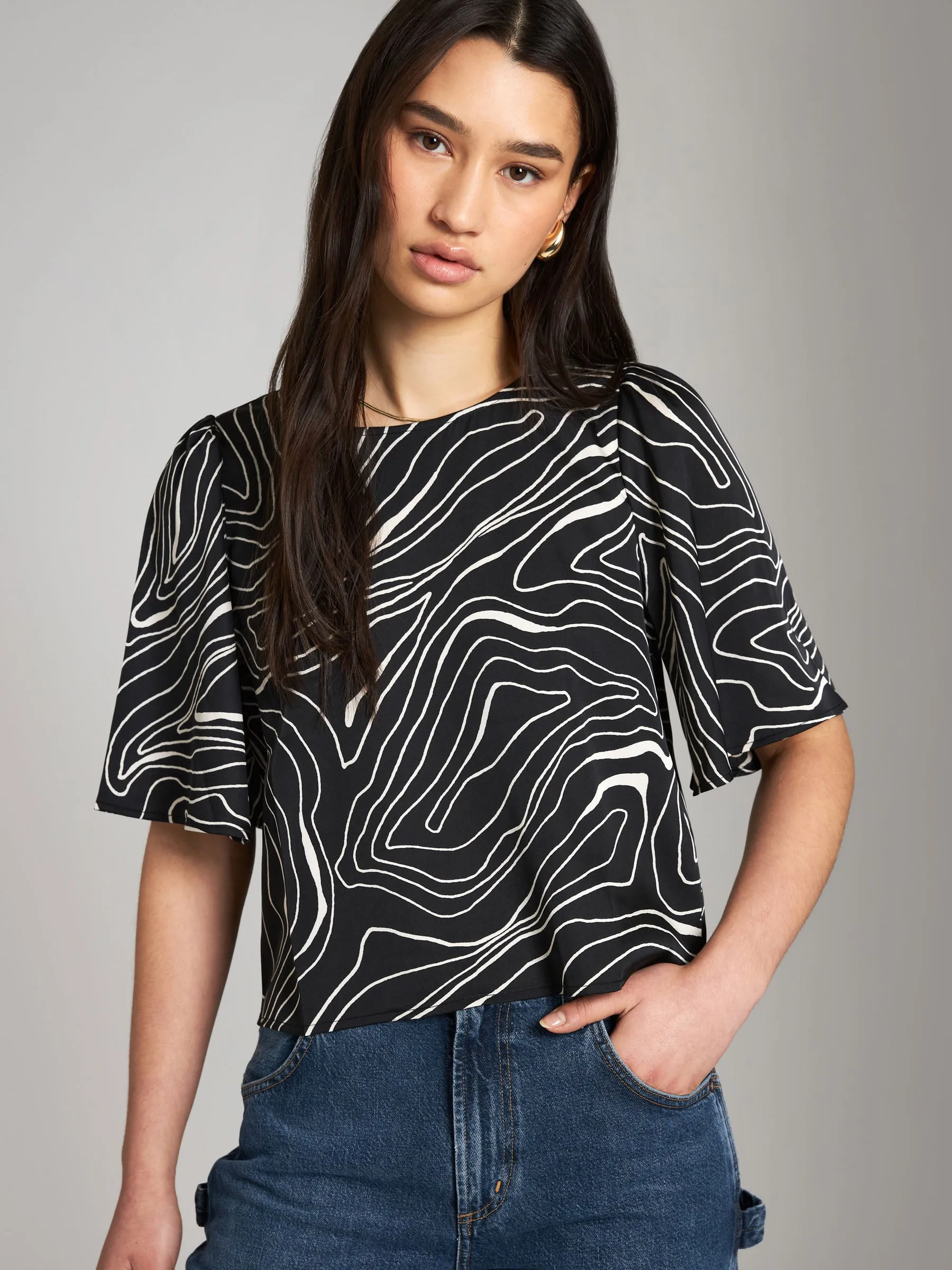 Printed Adair Blouse sold by Plenty product image thumbnail 3