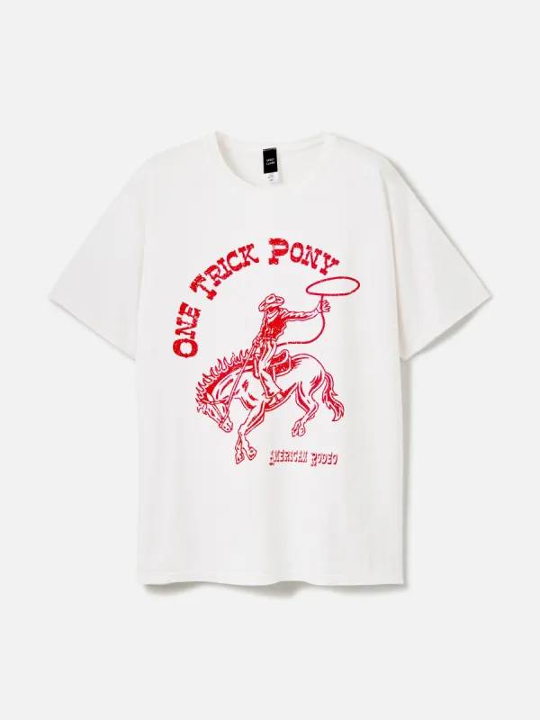 One Trick Pony Tee sold by Plenty