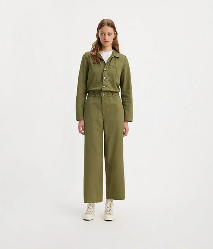 Iconic Jumpsuit - Olive Night sold by Plenty