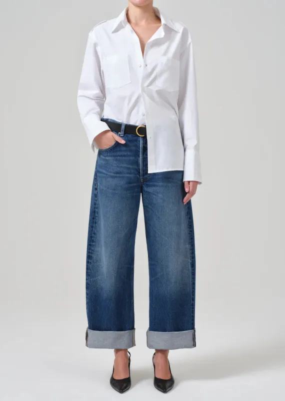Ayla Baggy Cuff Jeans - Claremont sold by Plenty