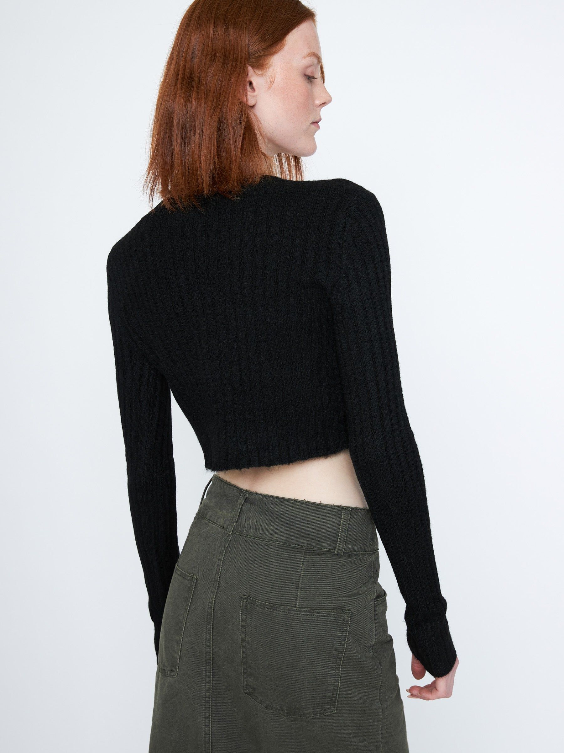 Long Sleeve Crop Cardi sold by Plenty product image thumbnail 2