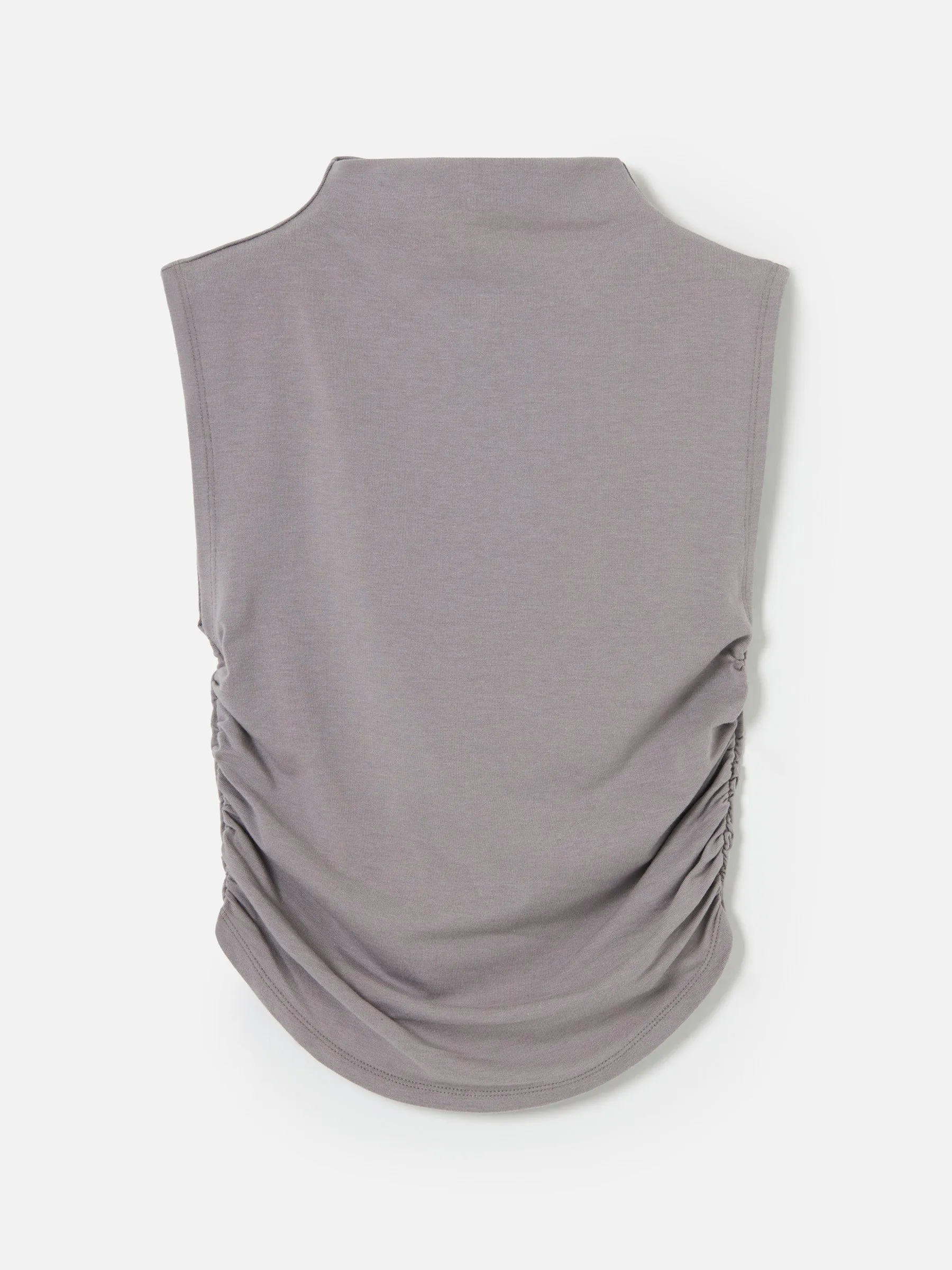 Shona Mock Neck Ruched Shell sold by Plenty product image thumbnail 3