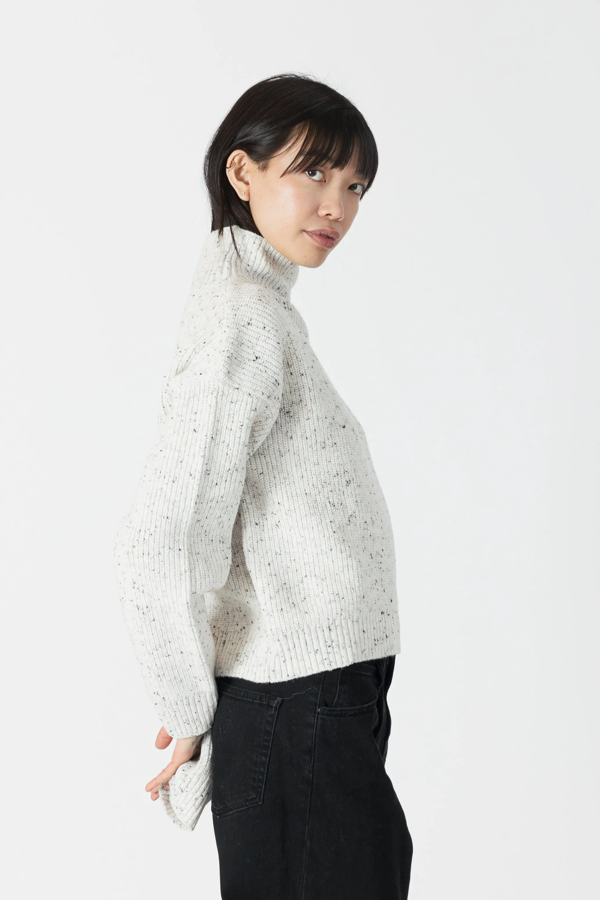 Evolet Fleck Rib Mockneck sold by Plenty product image thumbnail 2