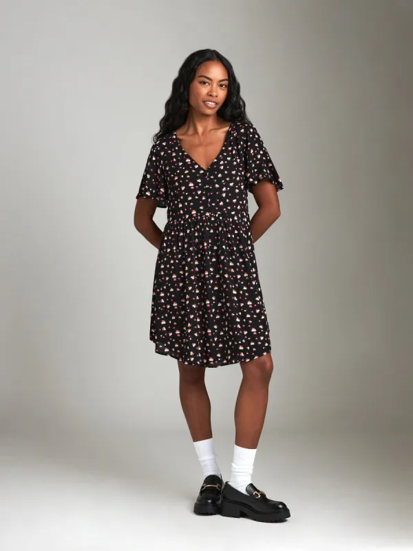 Printed Isabel Babydoll Dress sold by Plenty