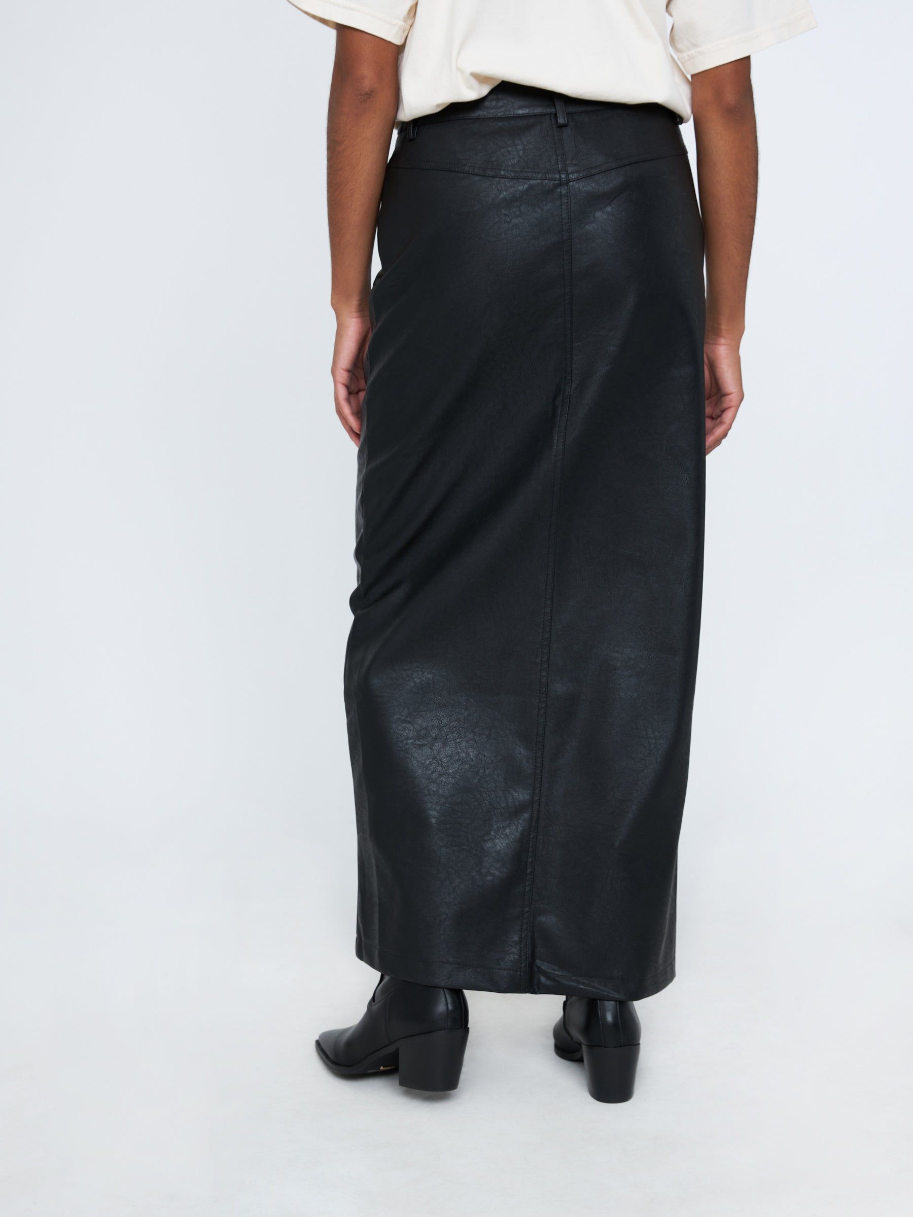 Vegan Leather Maxi Skirt sold by Plenty product image thumbnail 2