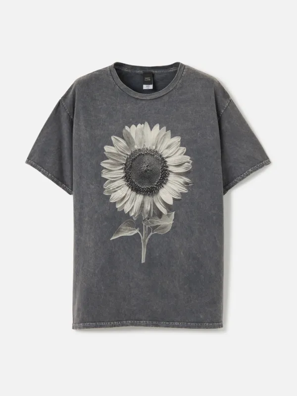 Sunflower Garment Wash Tee sold by Plenty