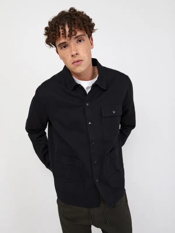Utility Twill Shirt Jacket sold by Plenty
