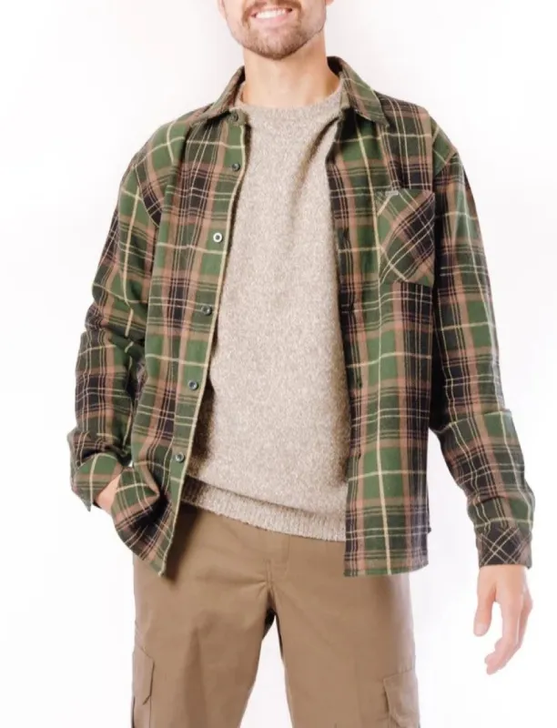 Midweight Plaid Shirt sold by Plenty