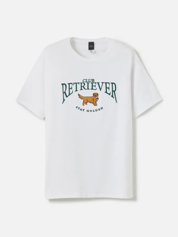 Club Retriever Embroidered Tee sold by Plenty