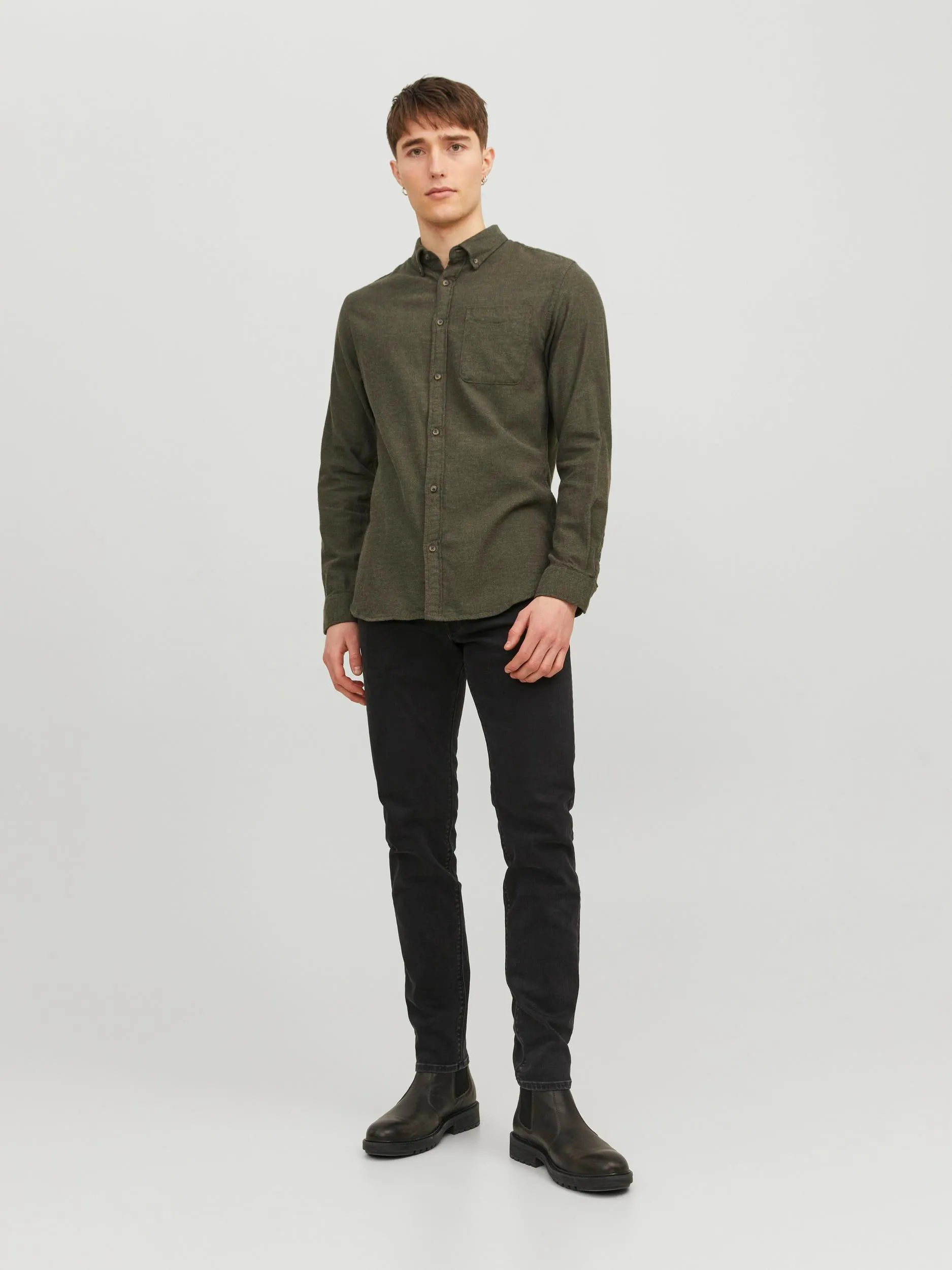 Classic Melange Longsleeve Shirt sold by Plenty product image thumbnail 5
